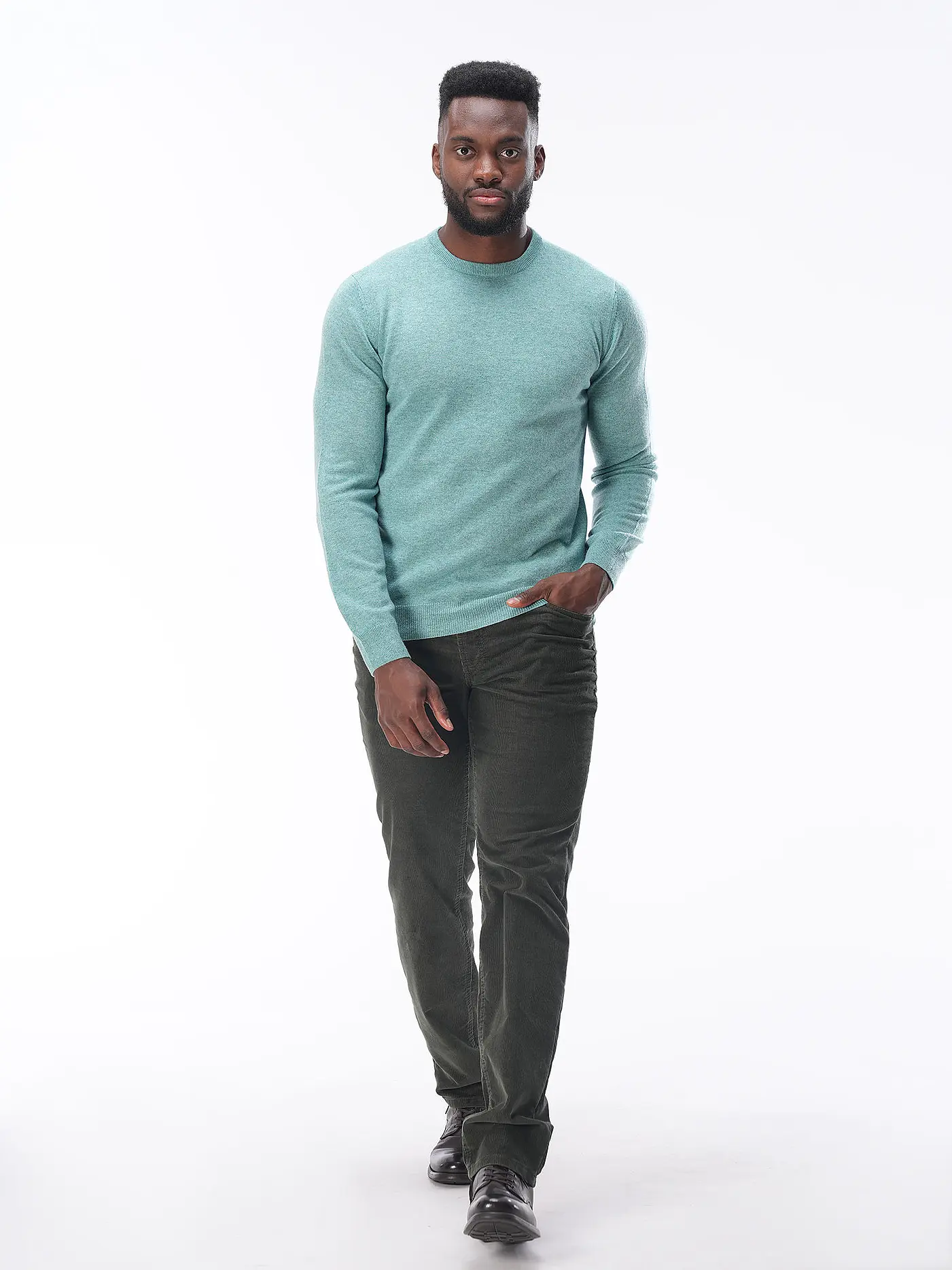 TOM RUSBORG | Kaschmir Pullover | hellgrün
